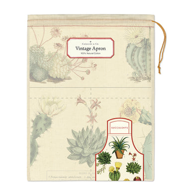 Aprons come packaged in a hand- sewn muslin bag, making them the perfect gift.