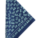 Hemlock Goods Bandana No. 052 Blue Bikes, folded.