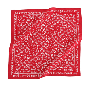 All Hemlock Goods Bandanas measure 23 x 23 inches.