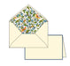 Classic Italian stationery for that special card to a friend, and perfectly suitable for everyday use. These folded cards measure approximately 3.25 by 5.25 inches (8.5 by 13 cm). 