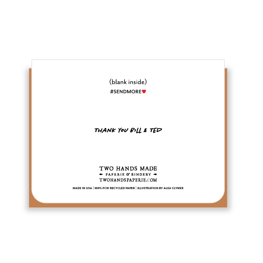 This A2 size greeting card measures 4.25 by 5.5 inches when folded.