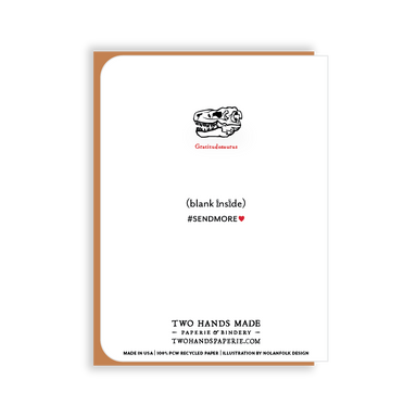 This single greeting card is blank inside, ready for your own special message. 