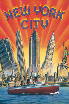 New York Vintage Postcards by Cavallini & Co.