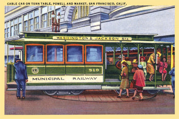 San Francisco Vintage Postcards by Cavallini & Co.