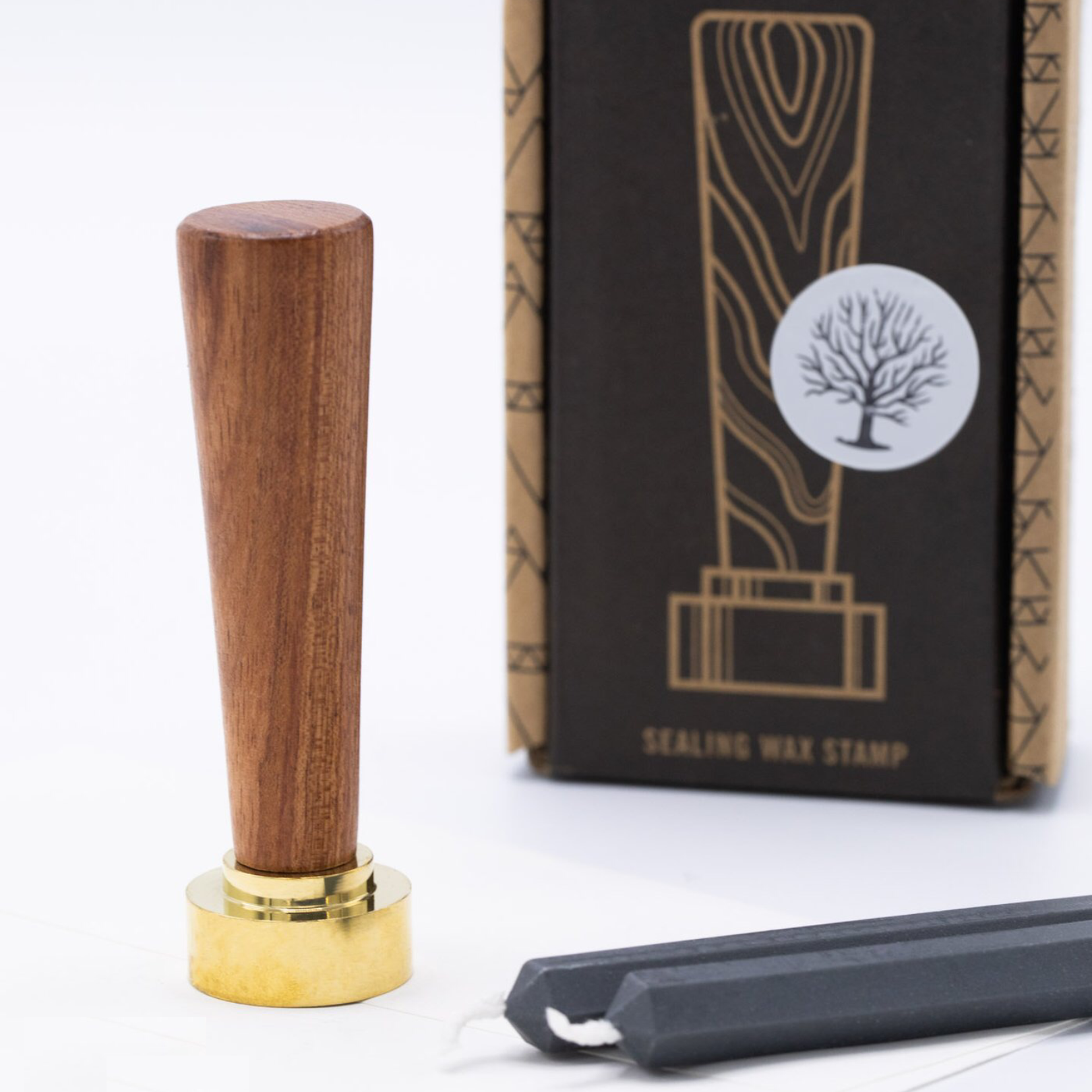 Wax Seal Stamp & Handle- Tree