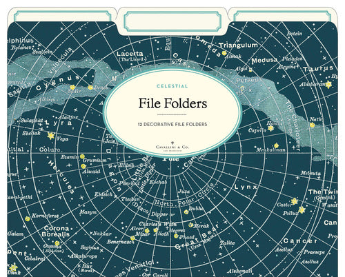 Cavallini & Co. Celestial File Folders