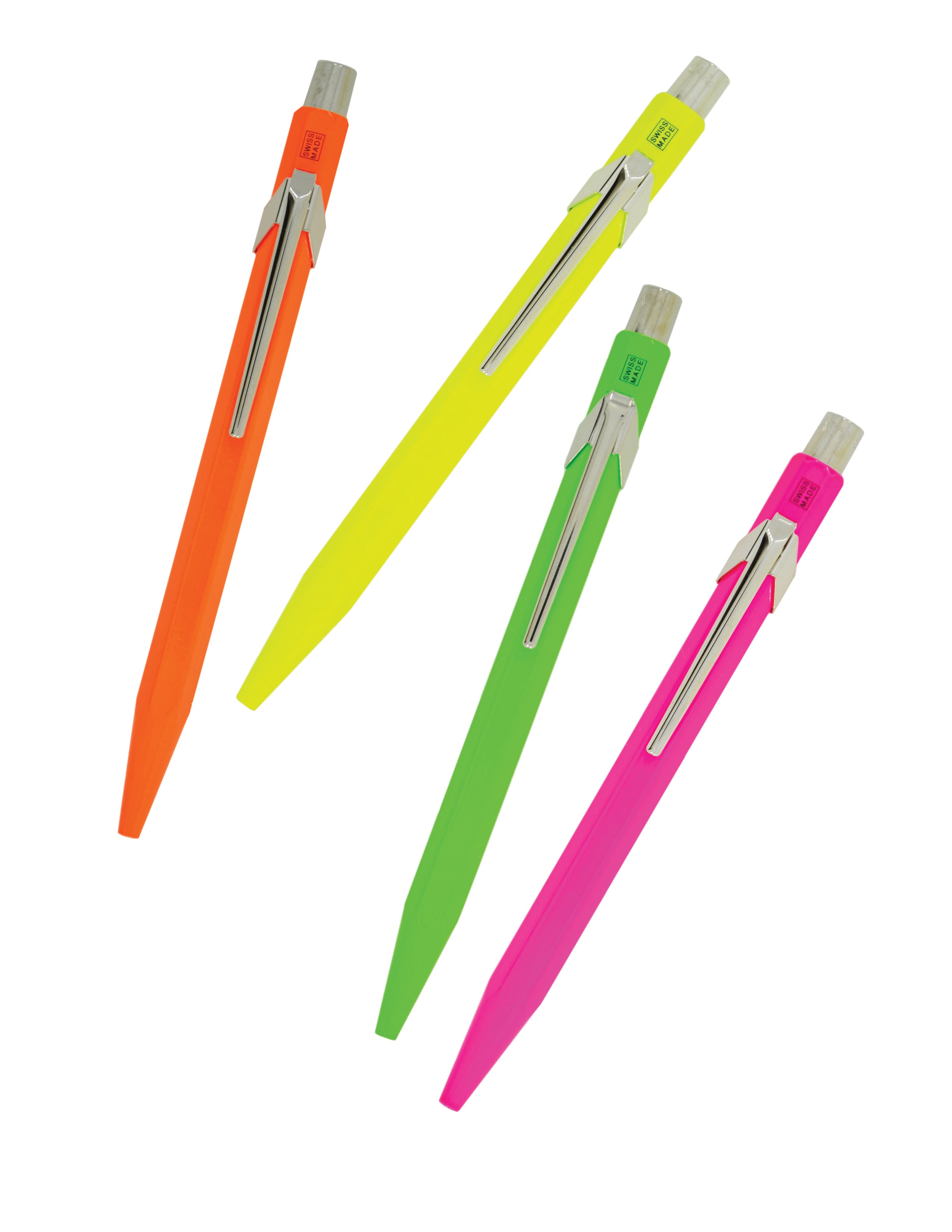 Caran d'Ache Classic Metal Ballpoint Pen- Fluorescent Series