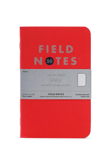 Field Notes Fifty Edition 3-Pack