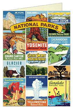 Cavallini & Co. National Parks Blank Single Greeting 