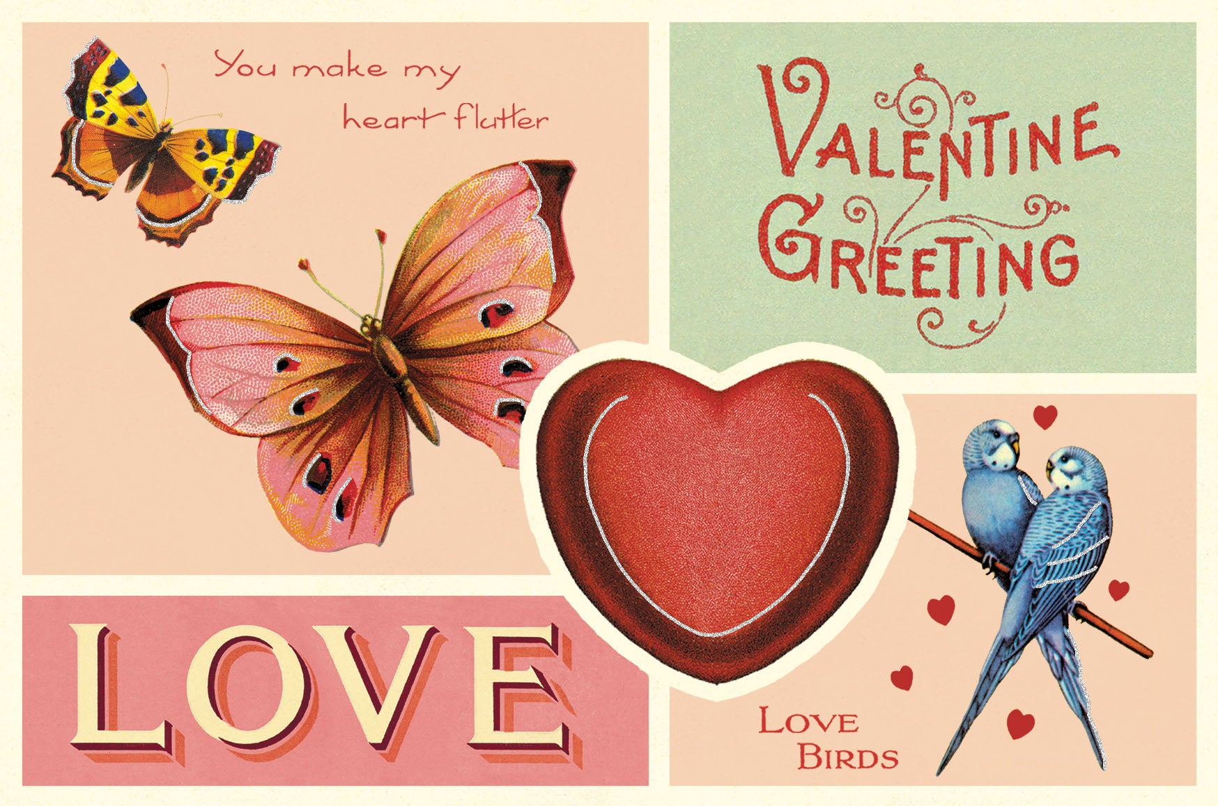Printed on Cavallini's classic cream paper stock.