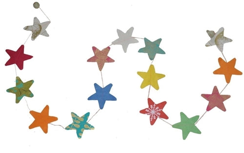 Handmade Lokta Paper Garland- Star