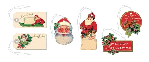 Cavallini & Co. Vintage Holiday Glitter Gift Tags