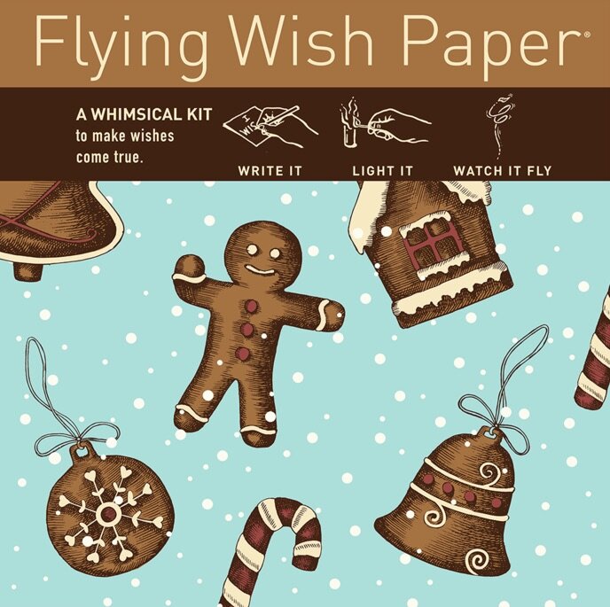 Flying Wish Paper- Gingerbread