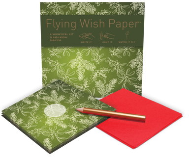 Flying Wish Paper- Green Holiday