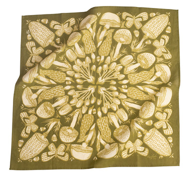 Hemlock Goods Bandana No. 016 Mushrooms