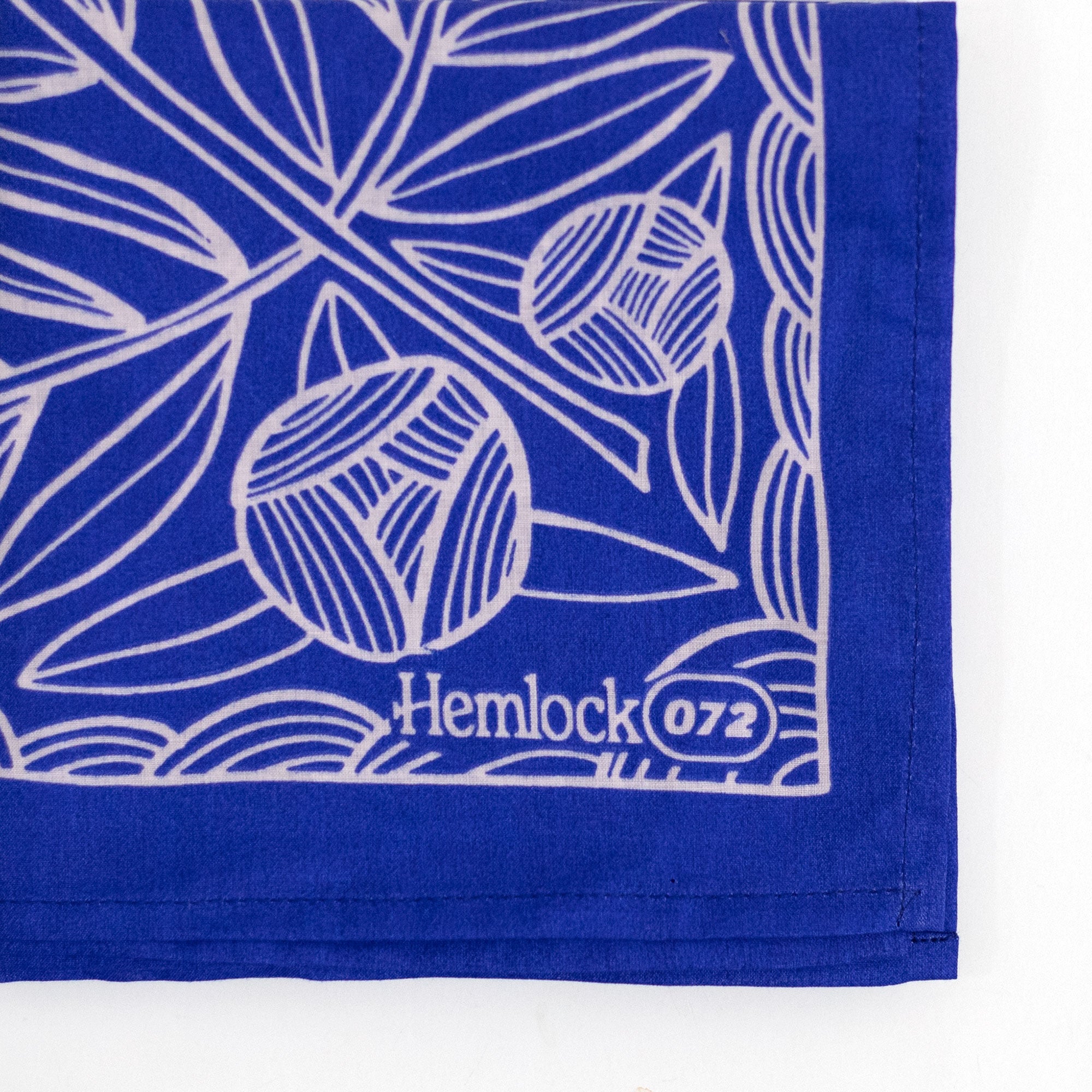 All Hemlock bandanas are printed from hand-drawn original patterns. 