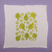 Kei & Molly Flour Sack Cotton Tea Towel- Artichokes in two-tone green and yellow