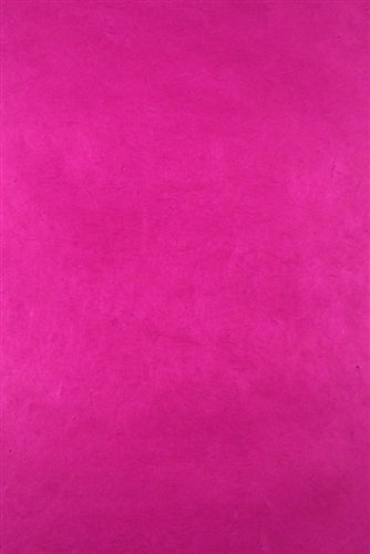 Solid Color Lokta Paper- Fucshia