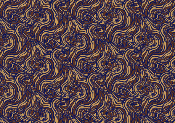 Rossi 1931 Letterpress Gold Metallic Marbled Design Paper- Brown