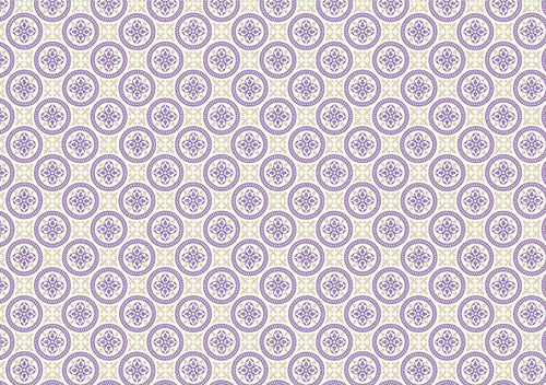 Rossi 1931 Italian Letterpress Paper- Purple Medallions