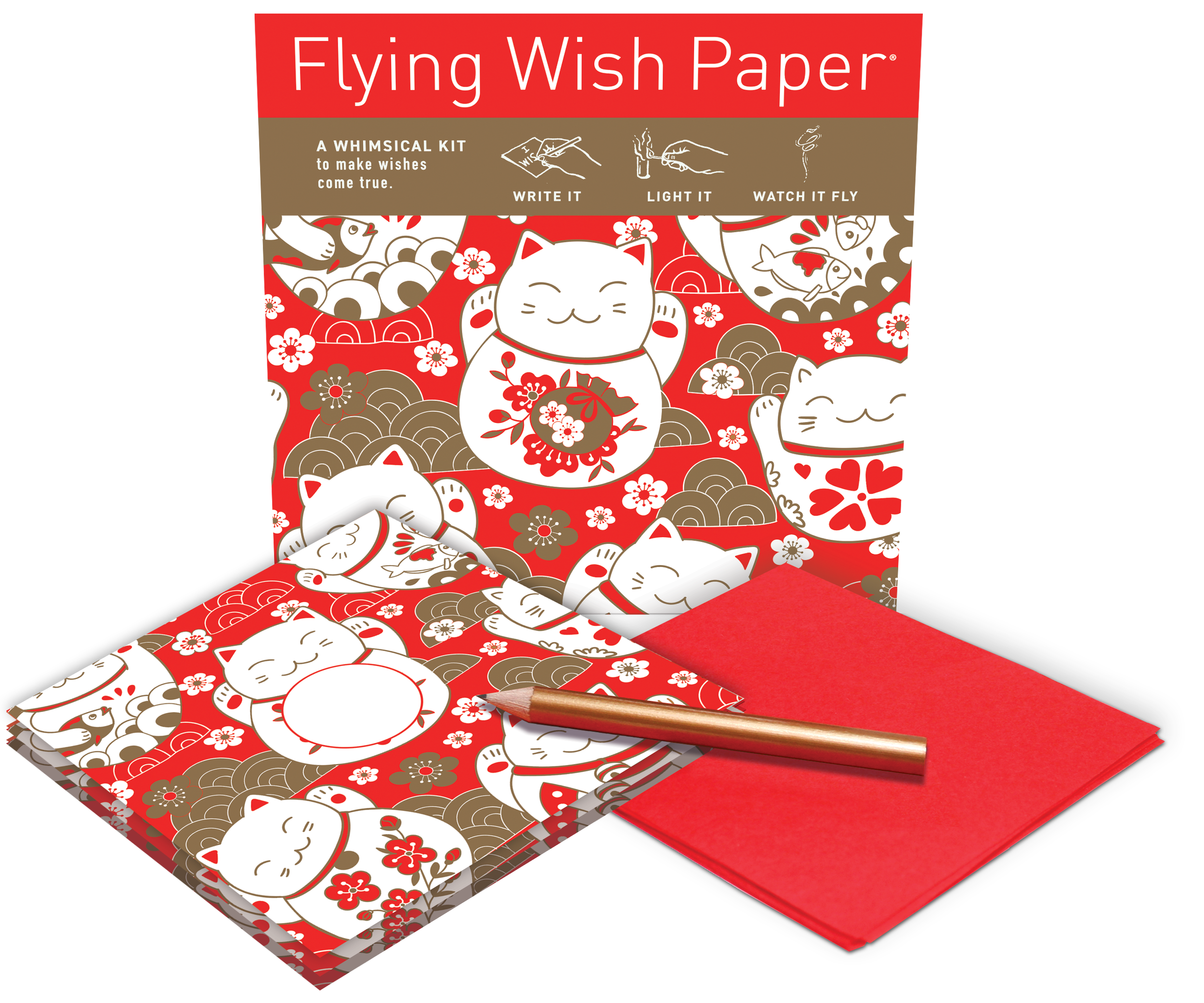 Flying Wish Paper- Lucky Cats