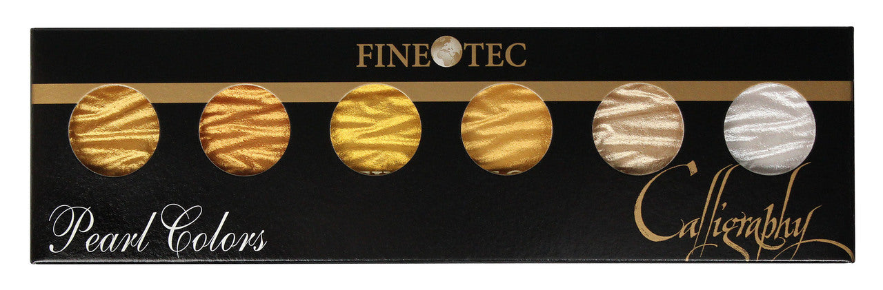 Coliro Pearlcolors Watercolors are handmade in Germany using natural mica to create a unique finish.  