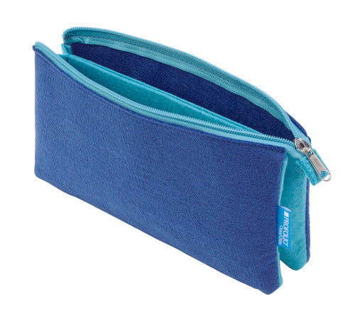 Itoya Profolio Midtown Pouch in Blue/Lagoon- 4x7 inches