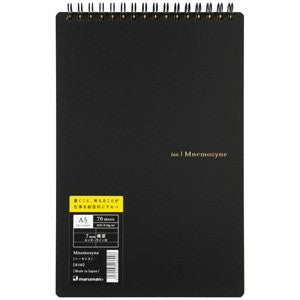 A5 size notebook- measures 5 7/8 inches wide by 8 1/4 inches high