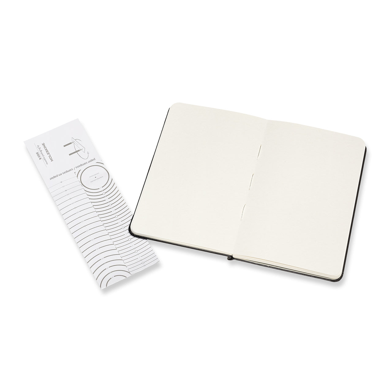 Every Moleskine product is thread bound and has a cardboard bound cover with rounded corners and acid free paper.