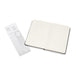 Every Moleskine product is thread bound and has a cardboard bound cover with rounded corners and acid free paper.