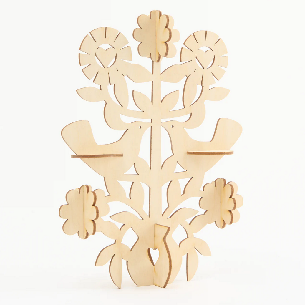 Approximate dimensions for the Floral Tree of Life: 10 3/4" high x 8" wide.