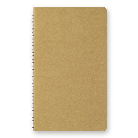 Traveler's Company Spiral Ring Card File Notebook measures approximately 8 by 5 inches (H218 x W130 x D18mm) so it will easily fit in any travel bag.