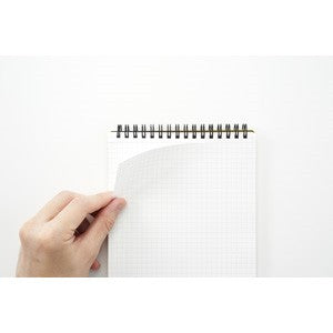 Mnemosyne N165 A5 5mm Spiral Ring Memo Pad- 5.8 by 8.25 inches