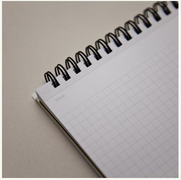 Landscape layout pages have a "Title" and "Date/No." block at the top of the page. 