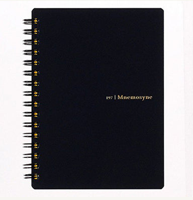 Mnemosyne Spiral Bound Daily Memo Pad,A6 size notebook, 4.25x5.8 inches with spaced at 7mm intervals. 