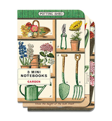 Cavallini & Co. Gardening Mini Notebook Set