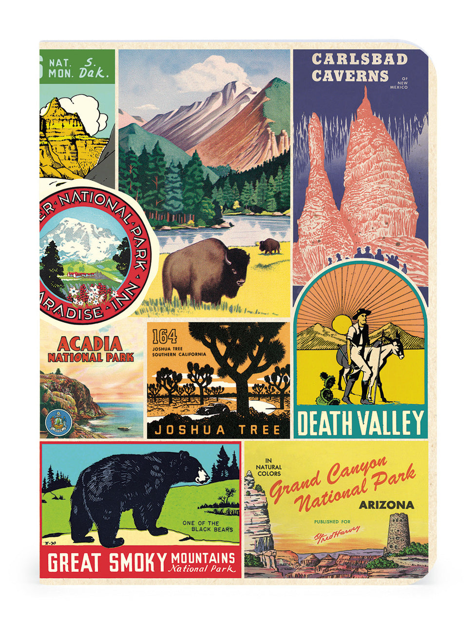 Cavallini & Co. mini notebook set- new for 2018- National Parks.