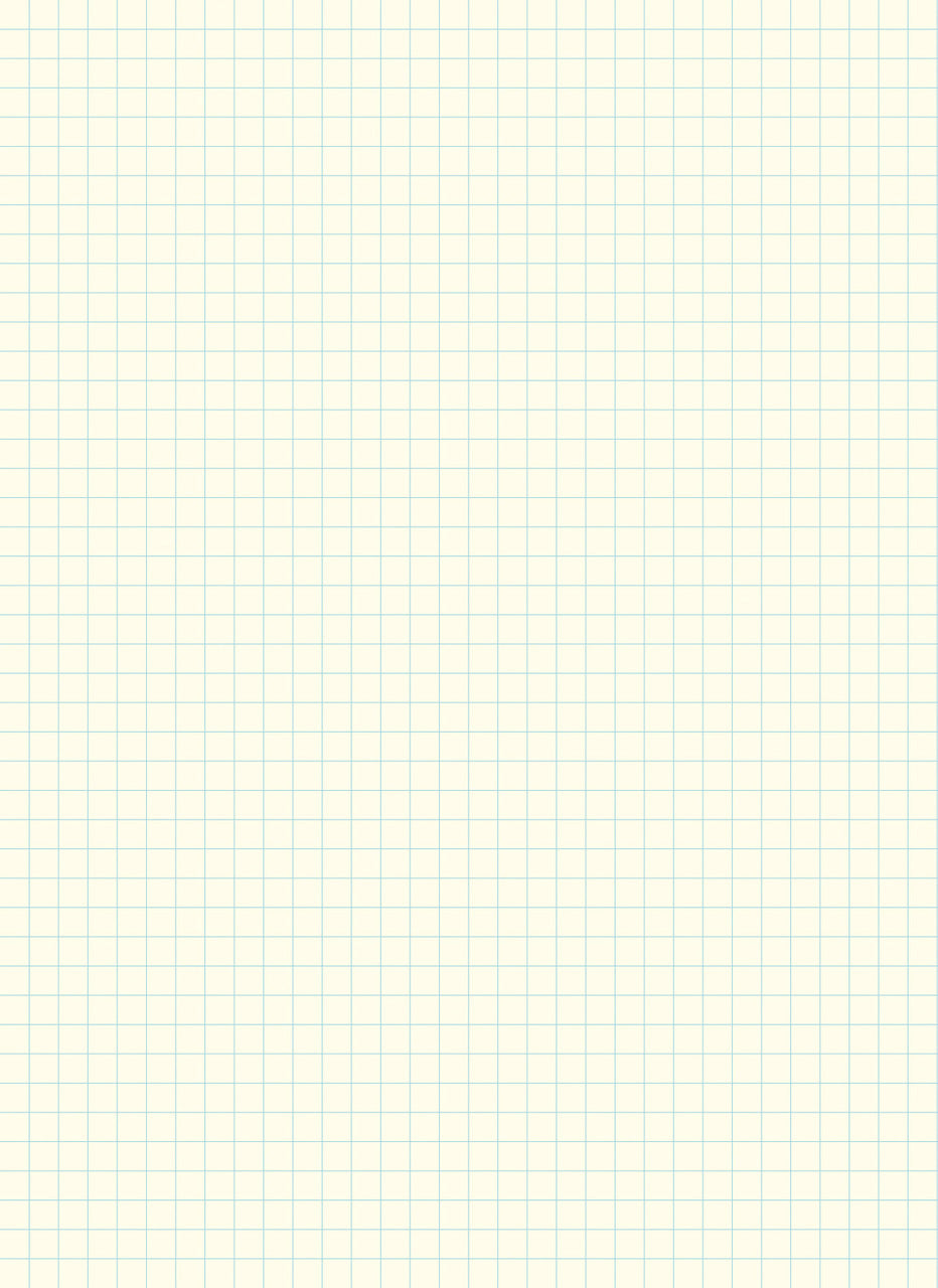 One of the notebooks has grid paper. 