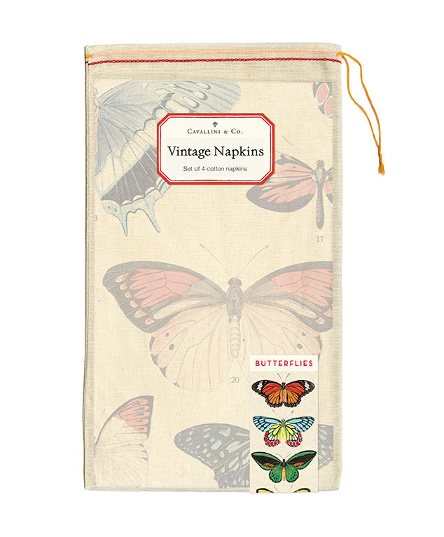 Napkins come packaged in a hand- sewn muslin bag-wrap them up or give them as a gift as-is.