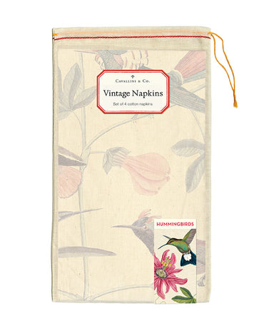 Napkins come packaged in a hand- sewn muslin bag-wrap them up or give them as a gift as-is.