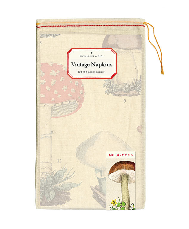 Napkins come packaged in a hand- sewn muslin bag-wrap them up or give them as a gift as-is.