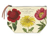 Cavallini & Co. Botanica Vintage Pouches feature vintage images from the Cavallini archives. 100% natural cotton bags are lined and have gusseted bottoms to stand on their own. 