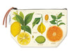 Cavallini & Co. Citrus Vintage Pouches feature bright and colorful citrus images from the Cavallini archives. 