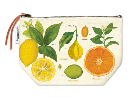 Cavallini & Co. Vintage Pouch- Citrus