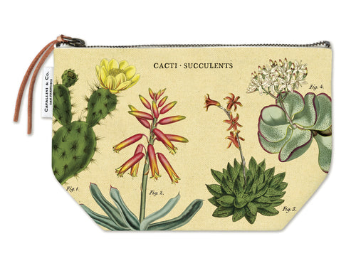 Cavallini & Co. Vintage Pouch- Succulents