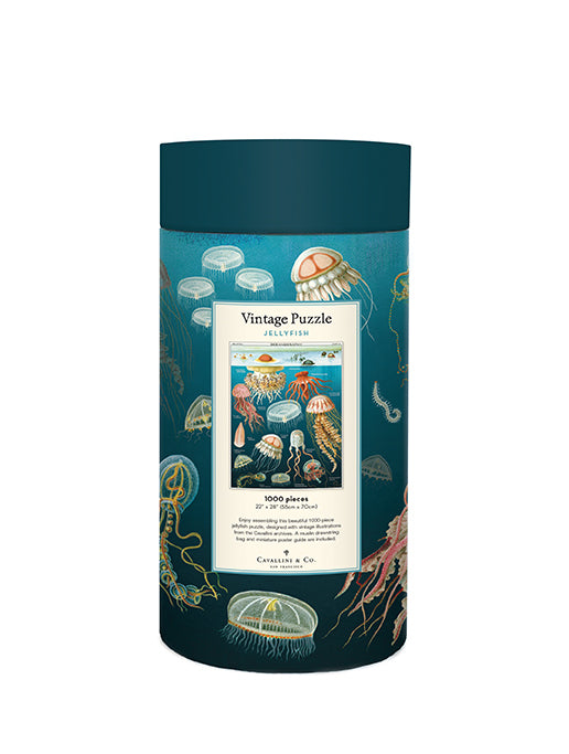 All puzzles are packaged in a 10 inch long cardboard tube, with puzzle pieces safely stored in a muslin bag inside.