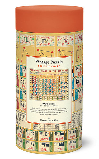 All puzzles are packaged in a 10 inch long cardboard tube, with puzzle pieces safely stored in a muslin bag inside.