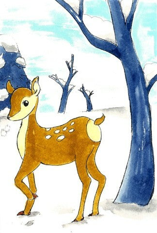 Sai Watercolor Brush Pens- Winter Color Set of 5 (set D)