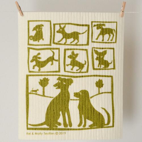 Kei & Molly European Sponge Cloth- Dogs