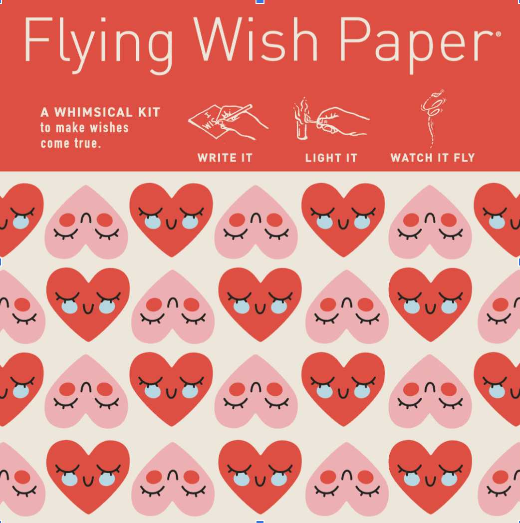 Flying Wish Paper- Sweet Hearts